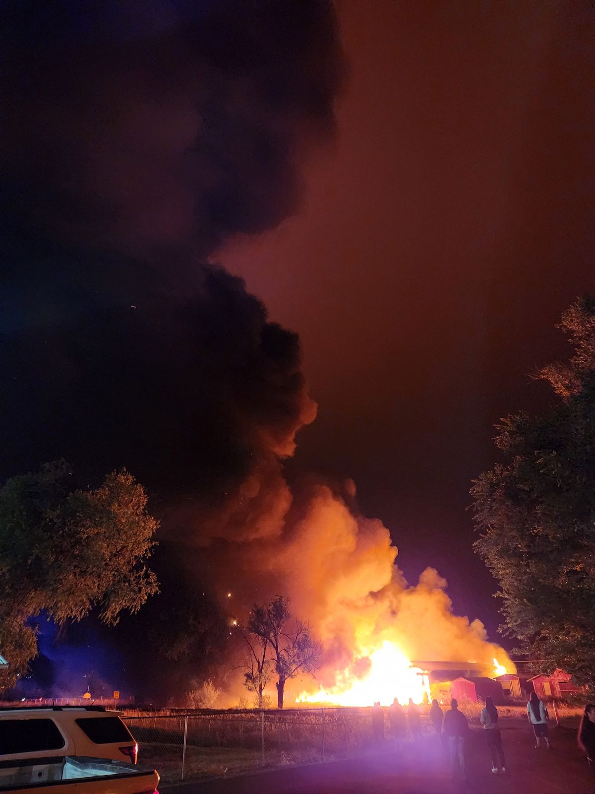 Fire at Crow Head Start Destroys Building