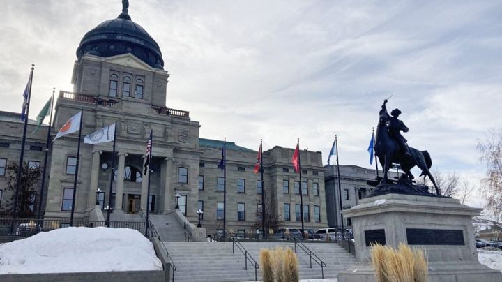 The Montana State Capitol in Helena on Jan. 5, 2023. / Photo by Matt Volz, KHN